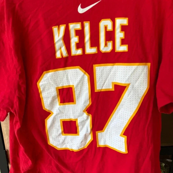 Nike Travis Kelce jersey tee short sleeve #87 NFL Kansas City Chiefs karma eras - Picture 5 of 6